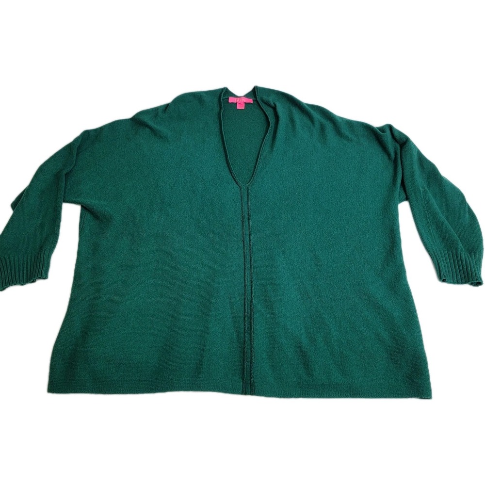 Lilly‎ Pulitzer Sevie Dolman Sleeve Sweater Evergreen Size XXL Holiday Christmas